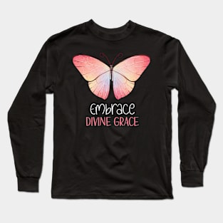 Embrace Divine Grace: Butterfly lover Long Sleeve T-Shirt